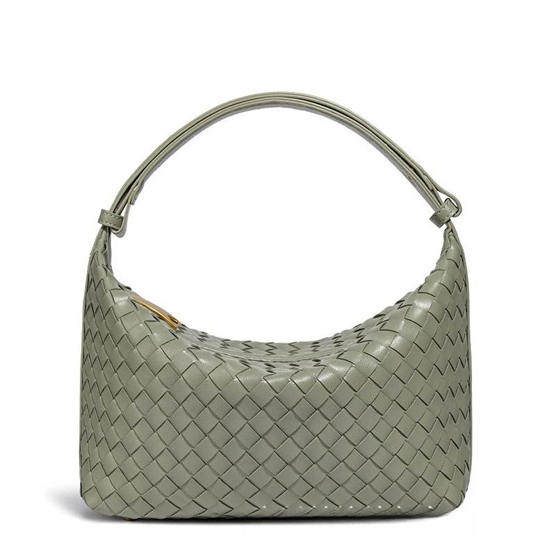 Beliebte Handgewebte Damenhandtasche, Lässige Modische Schulter-Lunchbox-Tasche, Unterarm-Handtasche für Damen – Detail 27