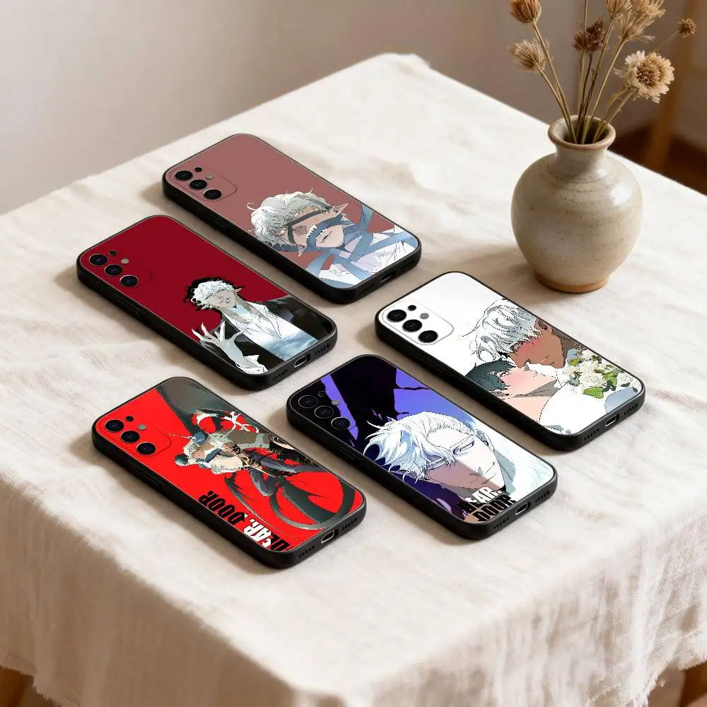 BL Manga Anime D-Dear Door Phone Case For Samsung S26,25,24,23,22,30,21,10,9,Ultra,Plus,Lite Black Soft Case