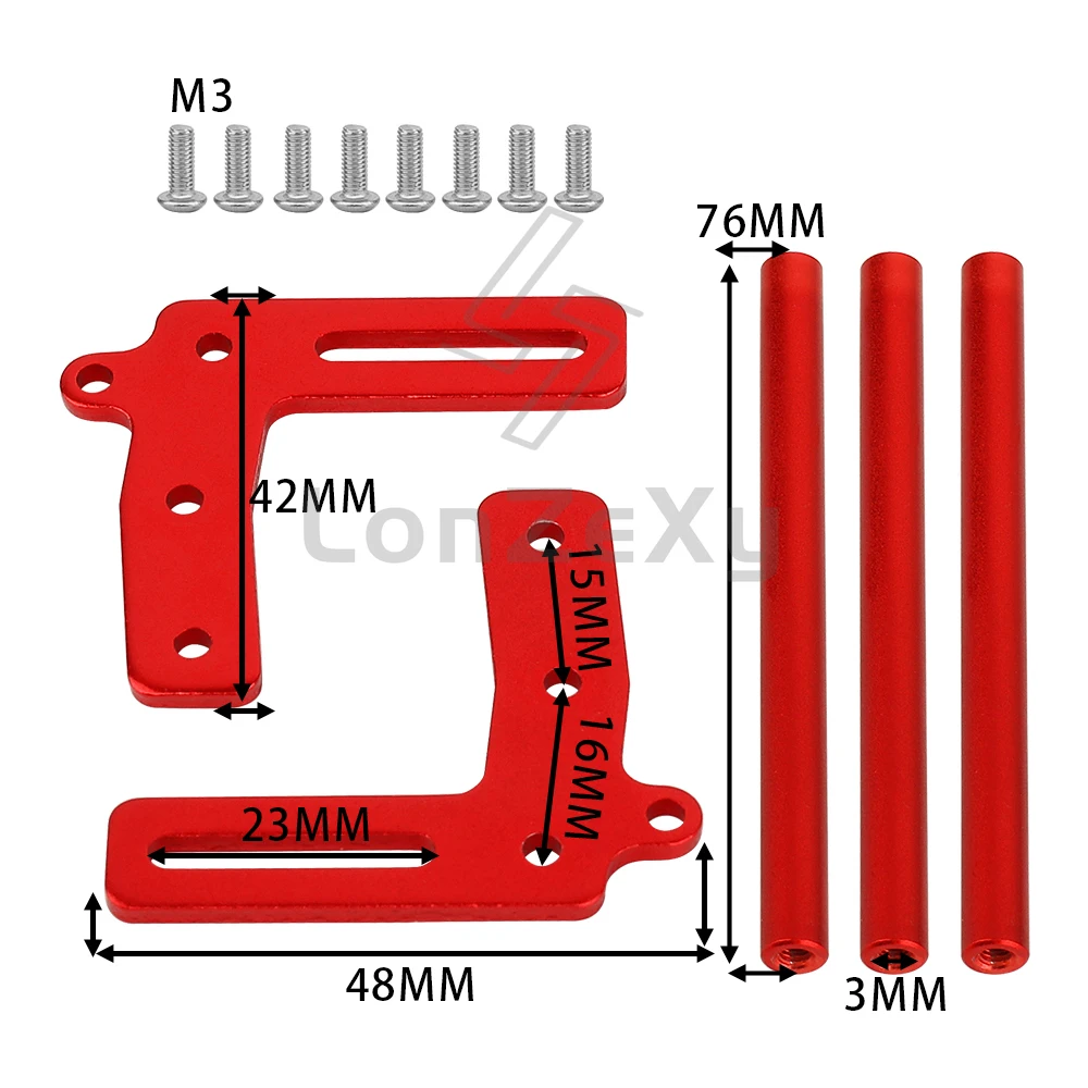 Aluminum Front Bumper Bull Bars for 1/10 RC Crawler Axial SCX10 TRX4 LCG Chassis FJ40 Dodge Power Wagon Cab Cliffhanger Body