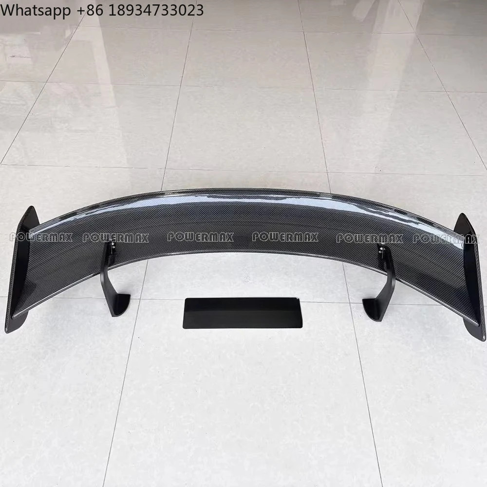 

High Quality GT Style Dry Carbon Fiber Rear Wing Spoiler Exterior Trim for 2021+ Lotus Emira Rear Trunk Wing