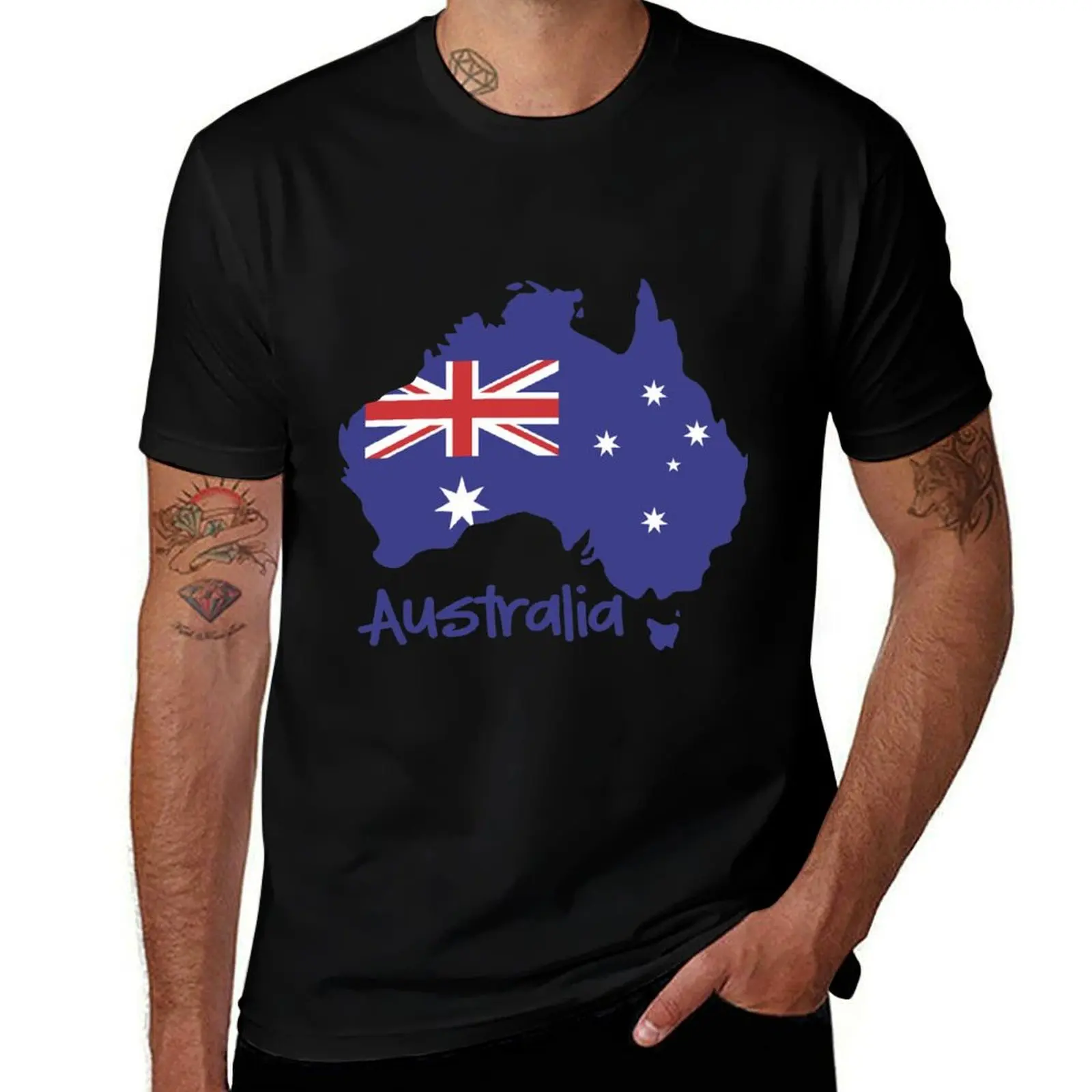 Australia T-Shirt t shirt man luxury graphic t shirts for man cotton t shirts high quality T-shirt