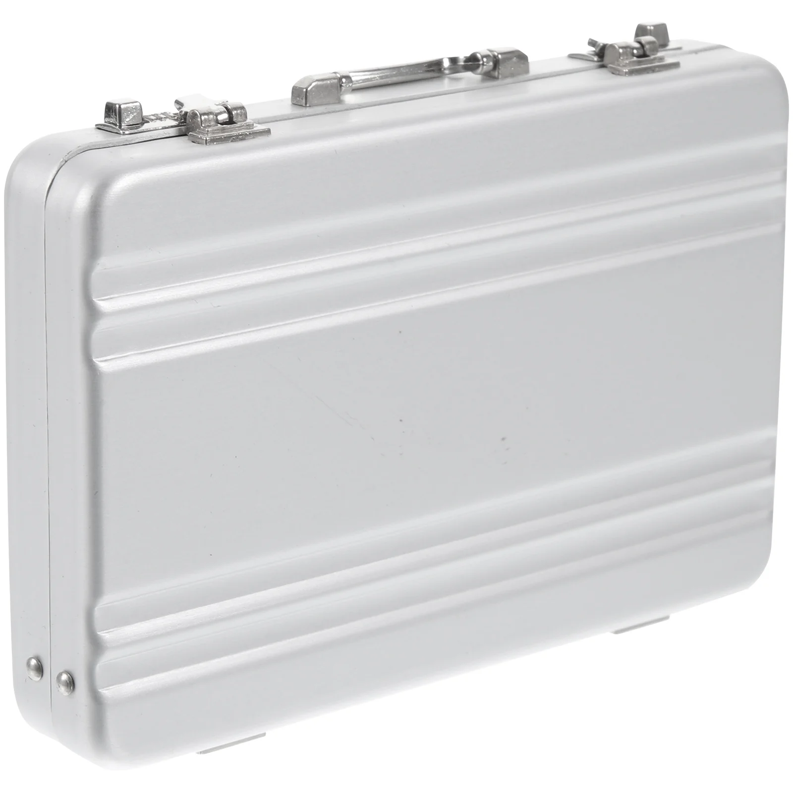 

Aluminum Alloy Business Card Case Portable Mini Briefcase Card Holder Credit Id Organizer Compact Cards Box Office Accessories