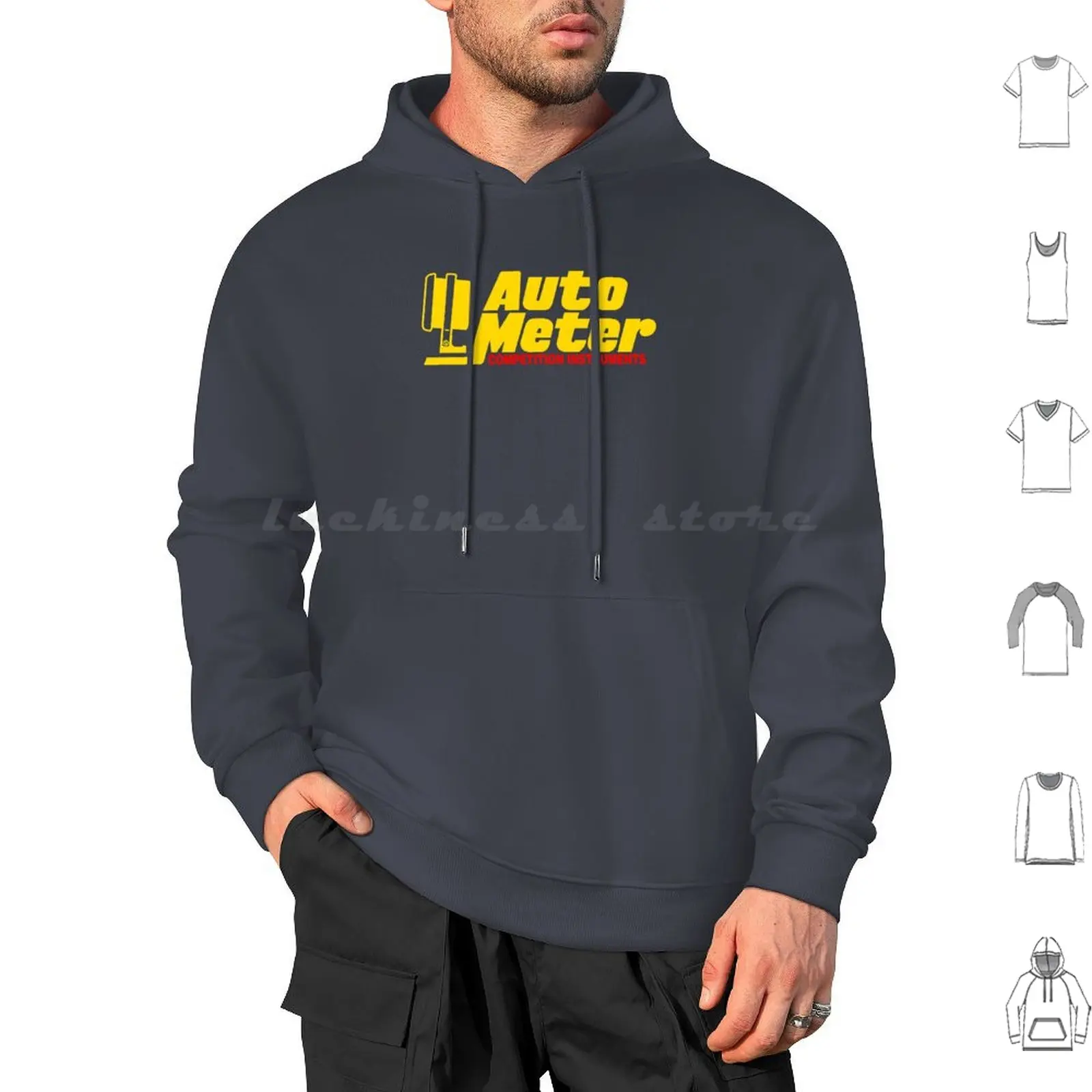 Auto Meter Competition Instruments Hoodies Long Sleeve Auto Meter Competition Instruments