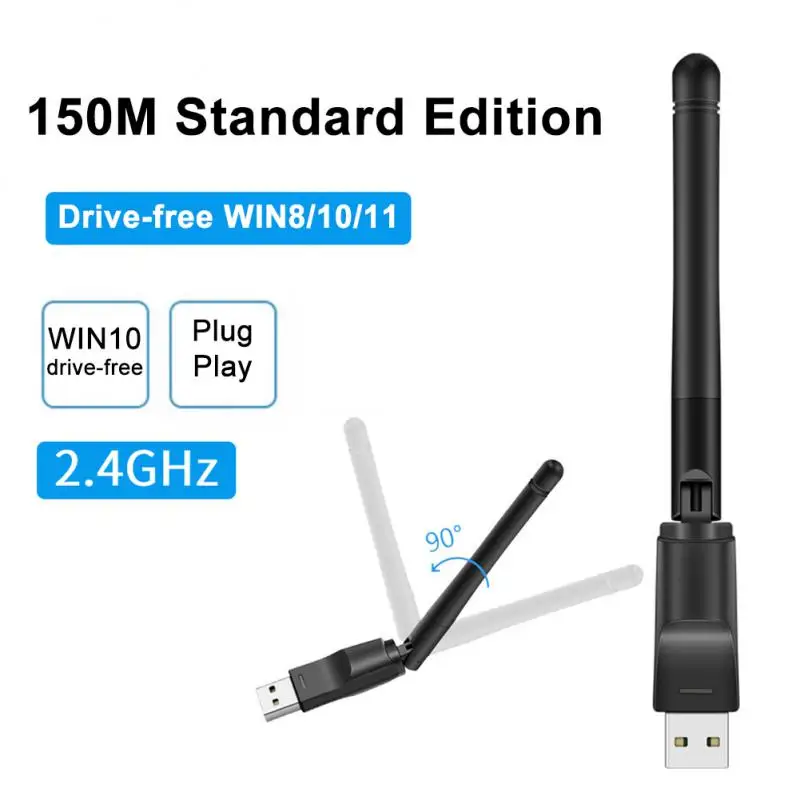 USB Wifi Adapter 150Mbps 2.4G Antenna USB 802.11n/g/b Ethernet -fi Dongle Usb Lan Wireless Network Card PC Wifi Receiver