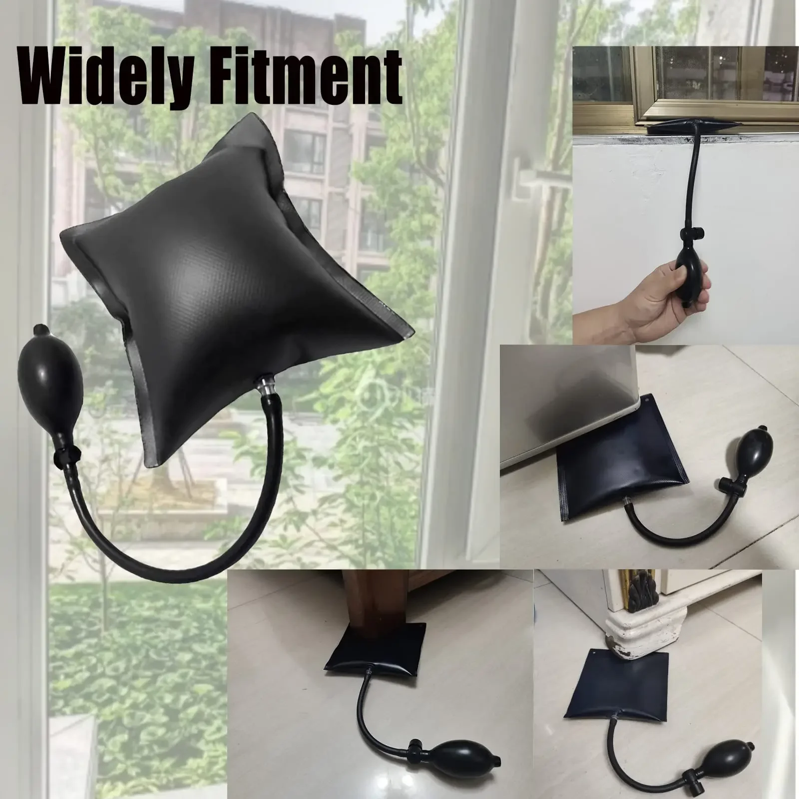 مضخة هواء أسافين وسادة هوائية قابلة للنفخ لباب النوافذ سيارة تركيب قوي محاذاة أداة إصلاح تركيب نافذة الباب