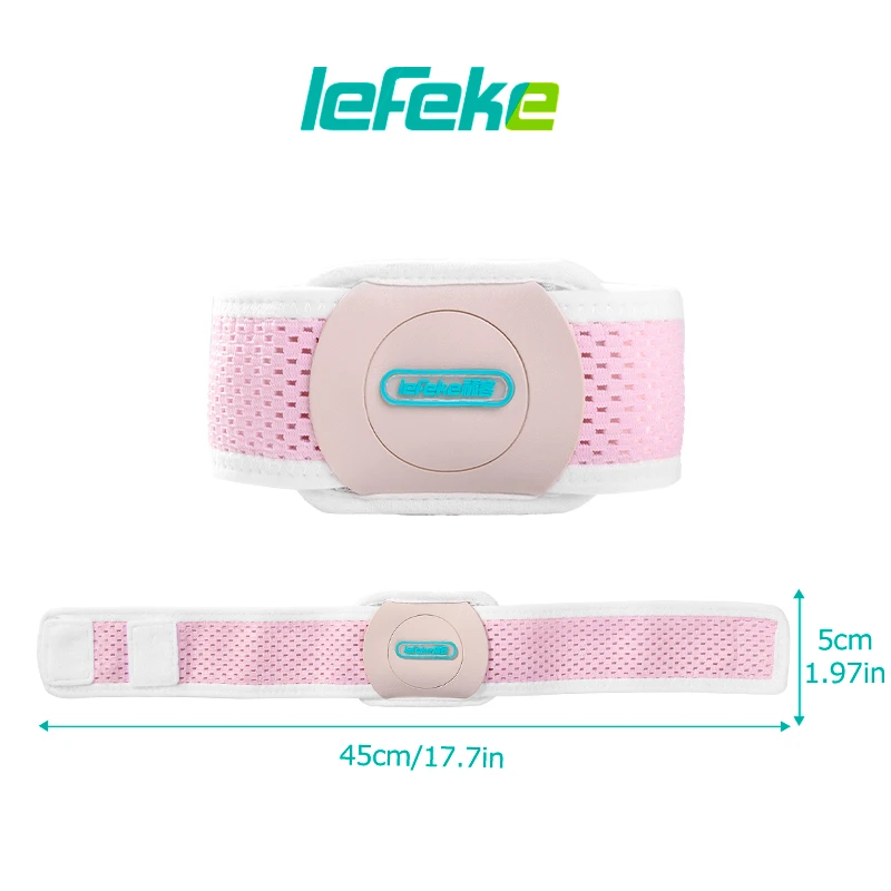 Lefeke 2pcs Baby Hernia Belt Pad Adjustable Belly Button Band Summer Cool Breathable Baby Abdominal Binder