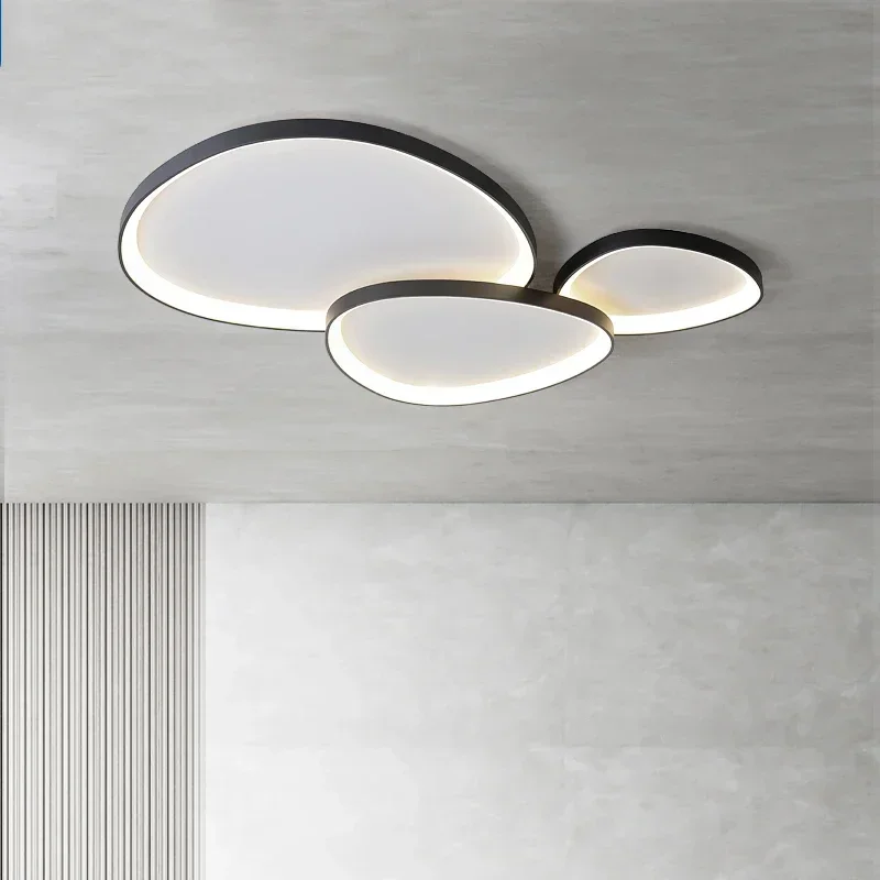Nordic White Ceiling Light LED Cloud Lights Ultrathin Minimal Design Light for Living Room Bedroom Home Boy Room Ceiling Lamp