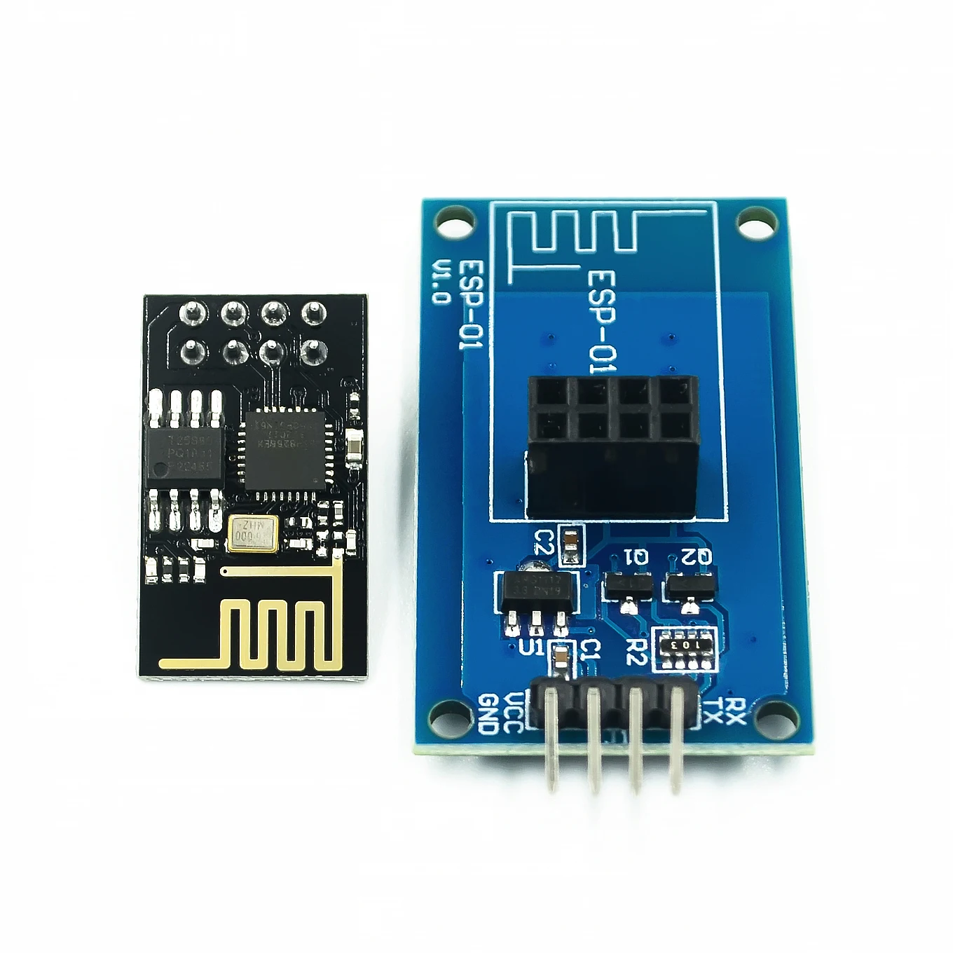 ESP8266 ESP-01S Serial Wireless WIFI Module For Arduino Transceiver Receiver Adapter Board for Raspberry Pi ForUNOR3 One 3.3V 5V