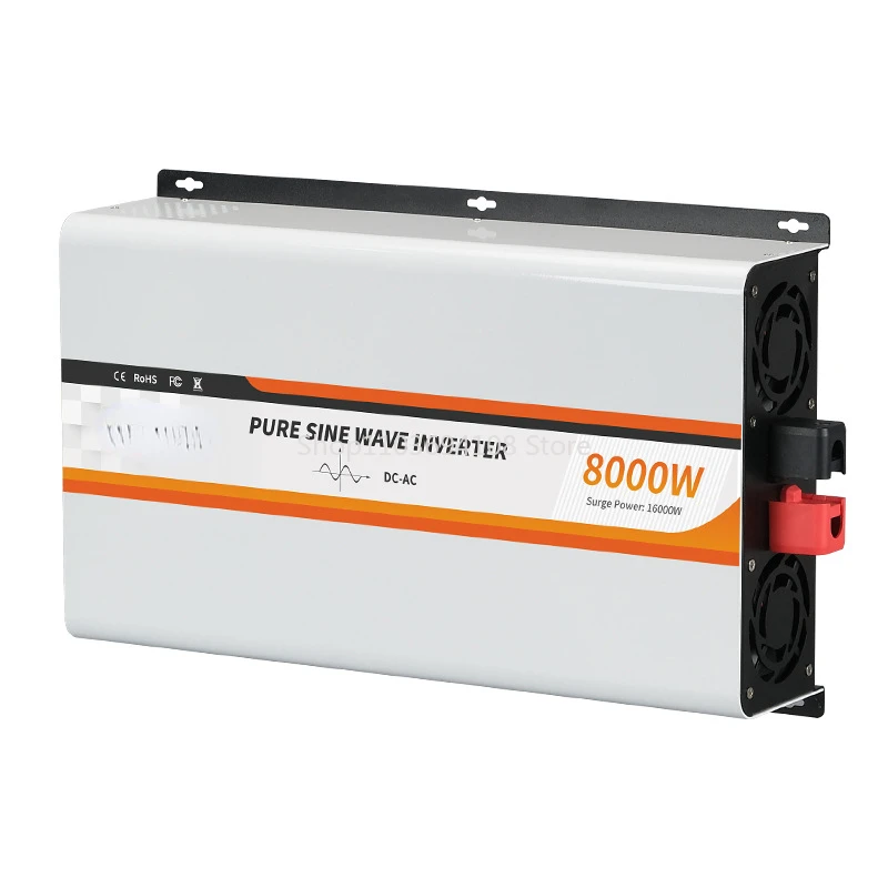 Pure Sine Wave Inverter 8000W Full Power Dc24v/48V to 220V Car Inverter with LCD