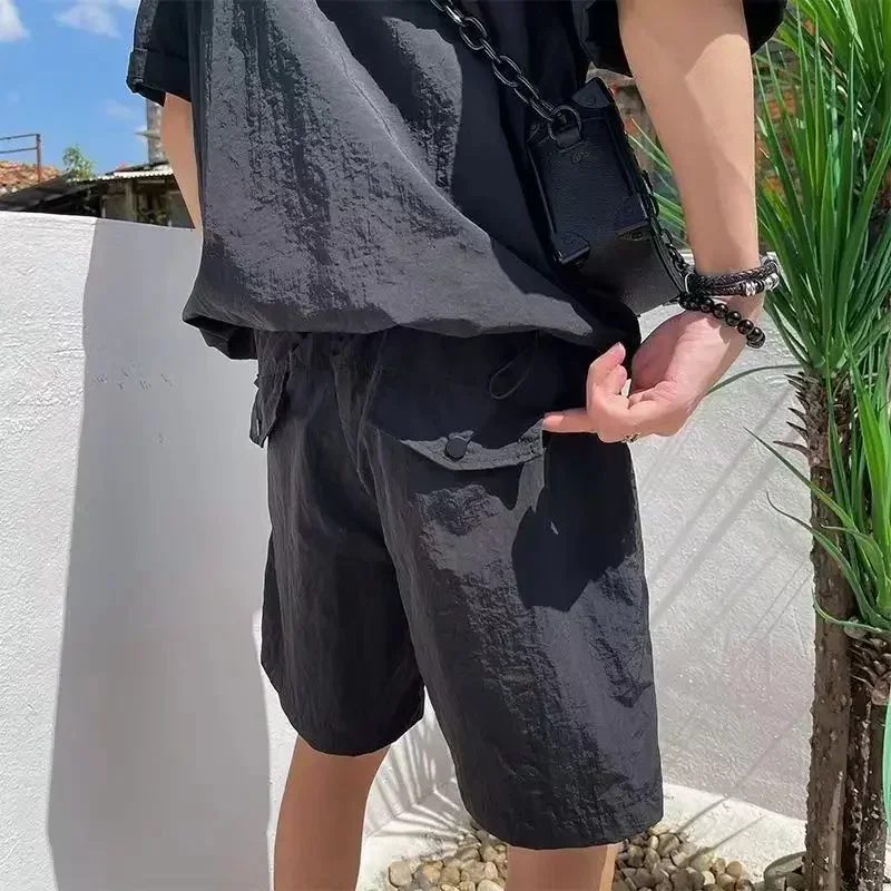 Summer Men Sets Golf Wear 2025 New Golf Suits Fashion Hooded Golf Short Sleeve+ Sports Shorts Two Piece Set Men's Golf Clothes - Image 4