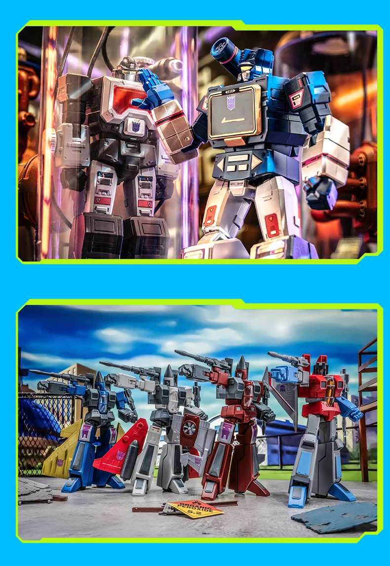 Auf Lager: AULDEY X Transformers AAE Alpha Action Elite Series Optimus Prime, Soundwave, Starscream – bewegliche Modellfiguren, Sammlerstücke. – Detail 15