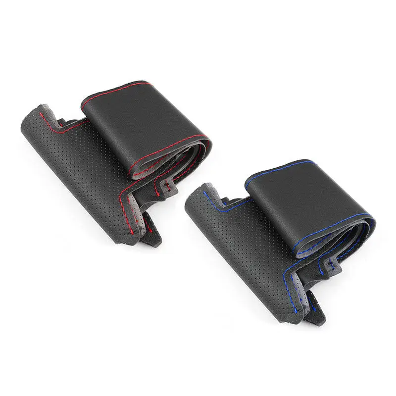 Car Inner Steering Wheel Cover Leather Trim For Mercedes Benz GL-Class X164 R Class 2006 2007 2008 2009 M Class W164 2005-2008