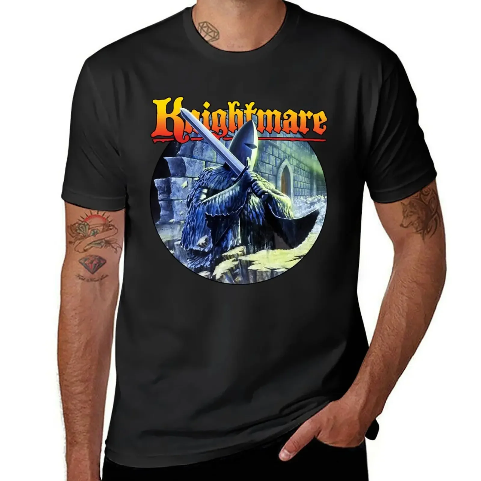 Knightmare - Fright Knight Classic T-Shirt blanks sweat Men's cotton t-shirt