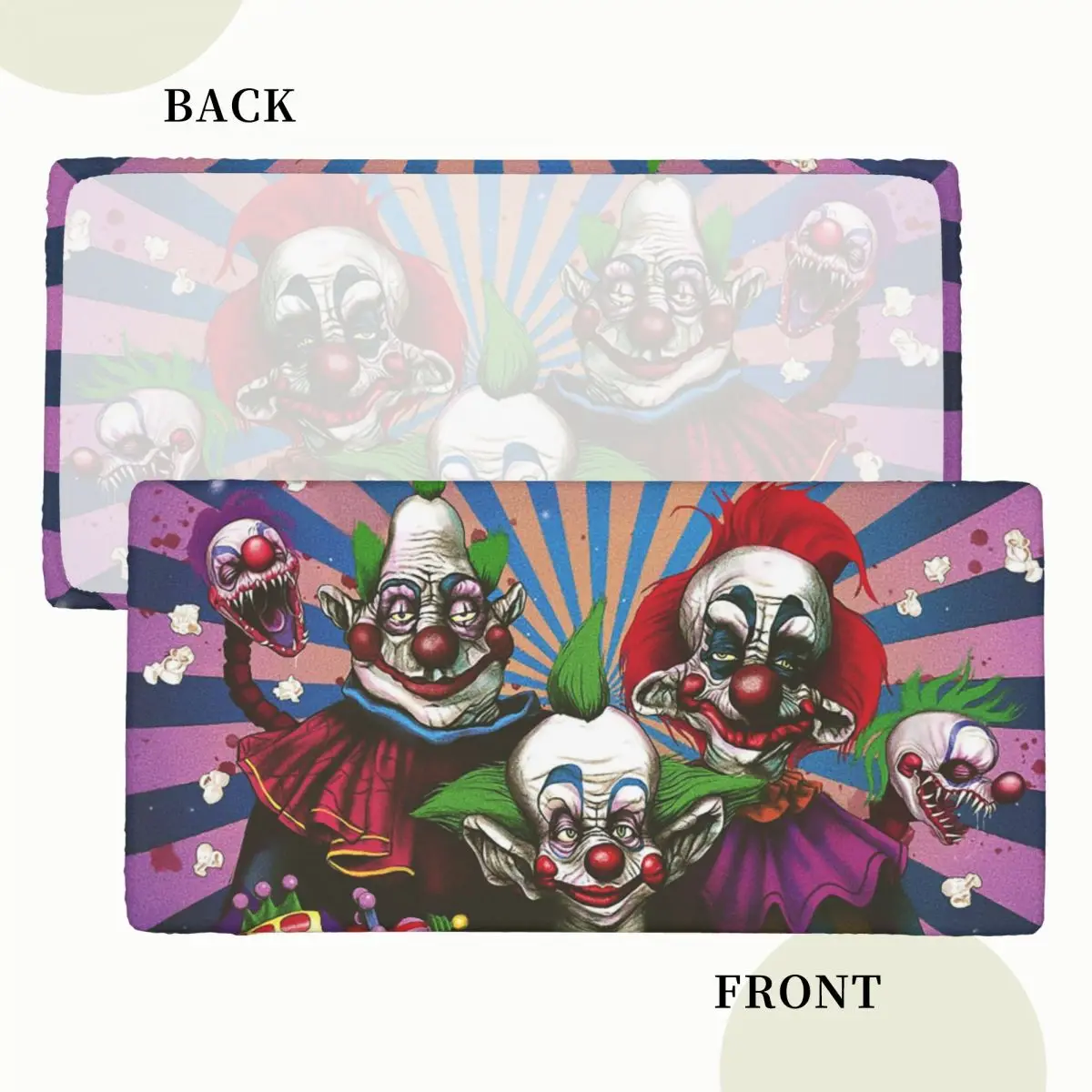 Killer Klowns From Outer Space Film Custom Rectangular Tablecloth Oilproof Table Cover Festival Party Decorations Table Cloth