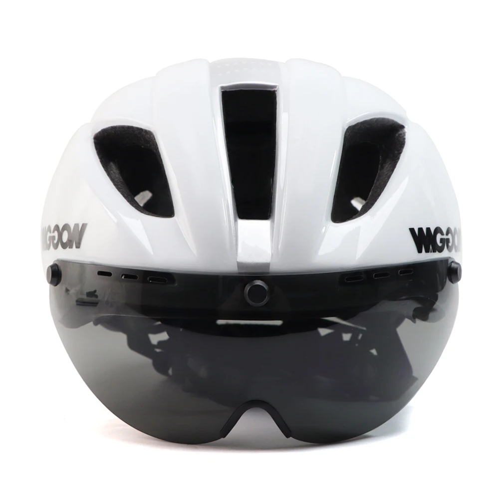 Road Aerodynamics Bike Helmet Women Men Racing Mtb Bicycle Helmet Outdoor Sports Safety Protection Helmets With Magnetic Goggles