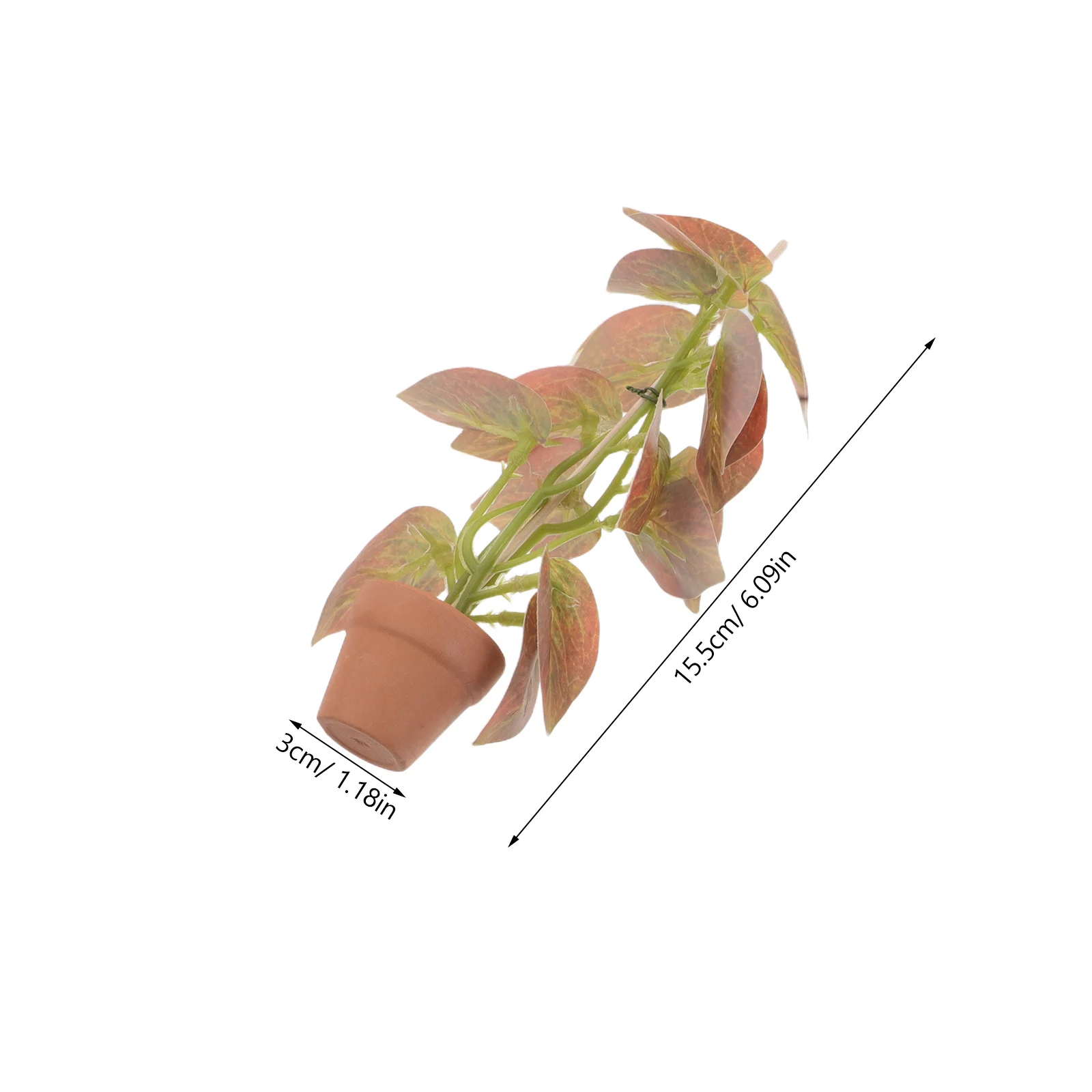 3 個ミニチュア鉢植えリアルな偽植物ドールハウスの装飾屋内庭園シミュレーション樹脂盆栽ファームアクセサリー