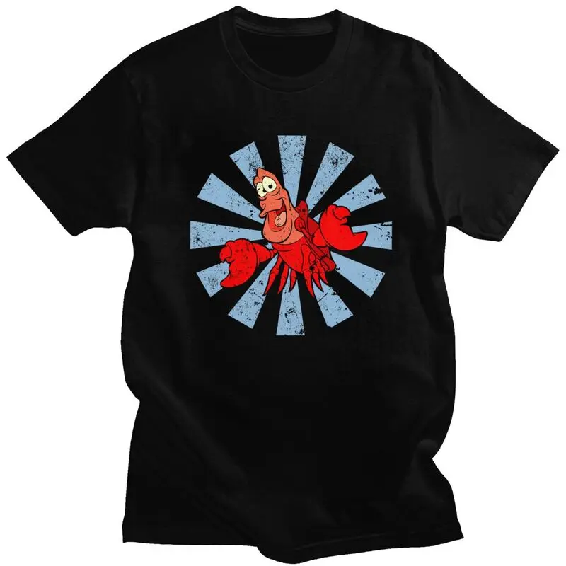 

Custom Funny The Little Mermaid T Shirt Men Short Sleeved Fish Cartoon T-shirt Graphic Tee Tops 100% Cotton Tshirts Gift