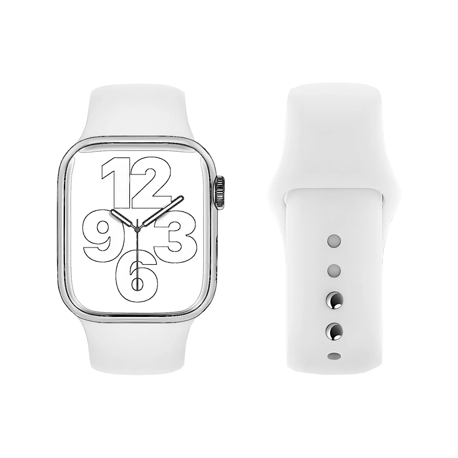 1 pack suitable for Apple Watch full range 38mm-49mm replacement strap, multi color optional double nail replacement strap