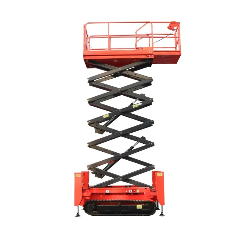 RUNTX Electric Man Lift 4-18m Telescopic Boom Lift 10m 12m 14m Scissor Lift Platform Price