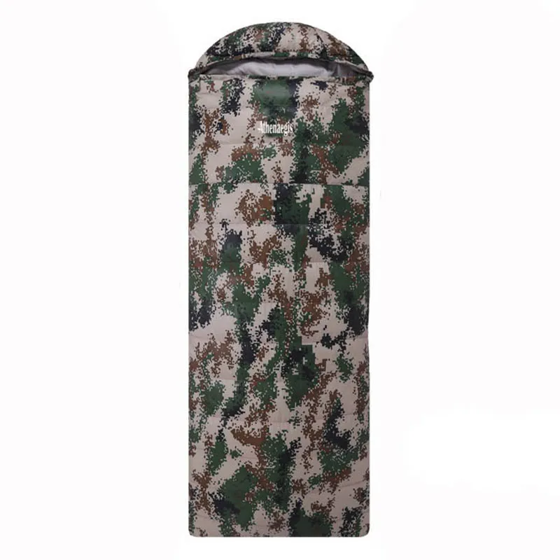 

Camouflage Sleeping Bag for Adults, White Goose Down Filling, Comfortable Camping Bag, 200 + 30x90cm, 3000g