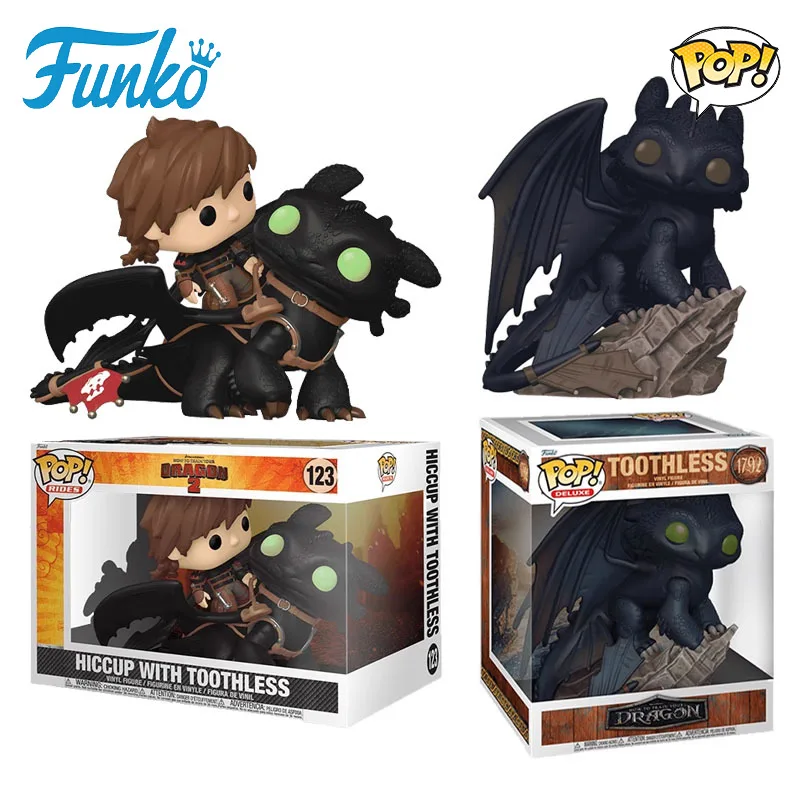 

Funko POP How To Train Your Dragon Toothless 1792 Action Figure Collectible Model Ornaments Toys for Boys Girls Kids Gift