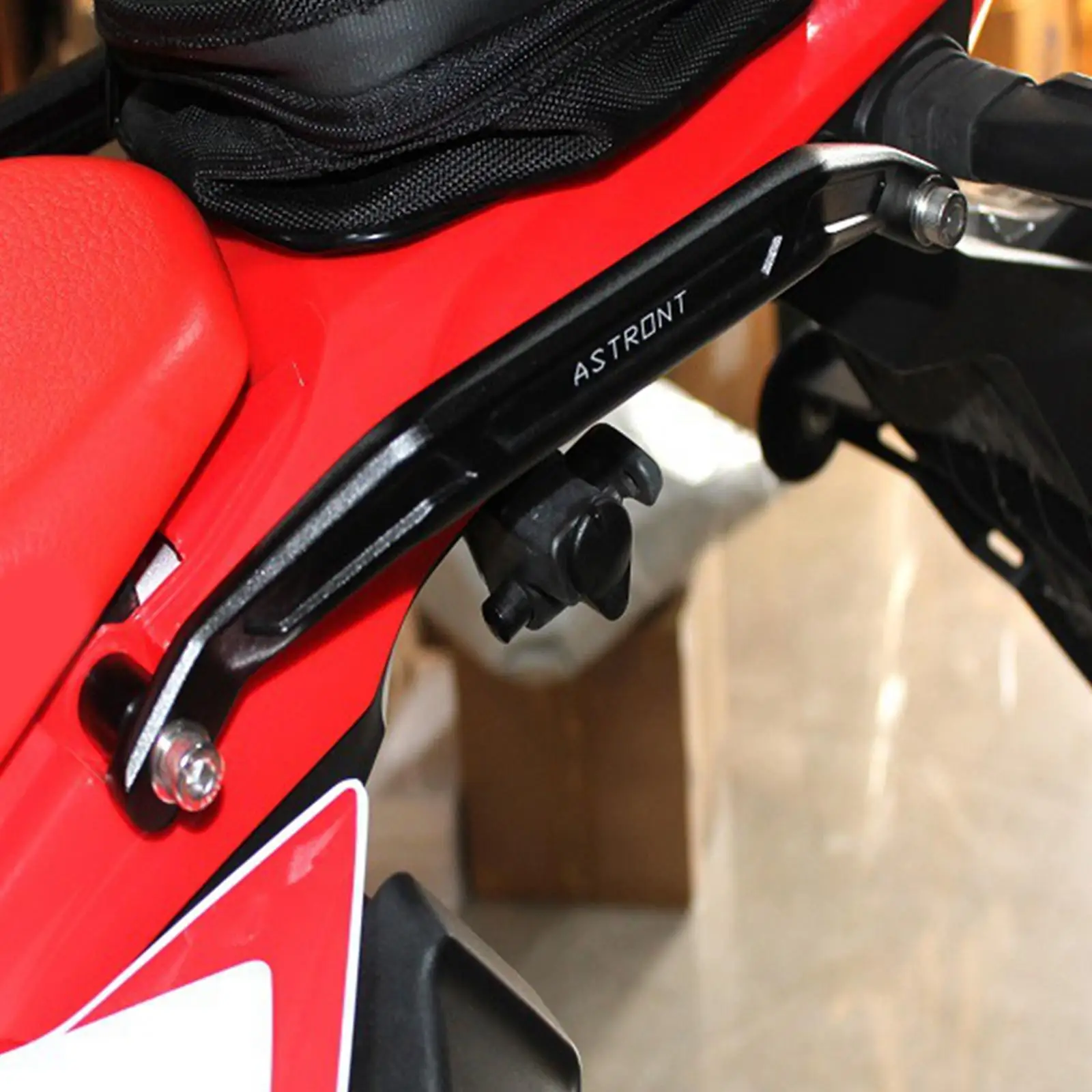 Passenger Pillion Handle Grab Bars Motorcycle Rear Seat Armrest Durable Motorcycle Tail Rear Armrest for Crf250L Crf300L