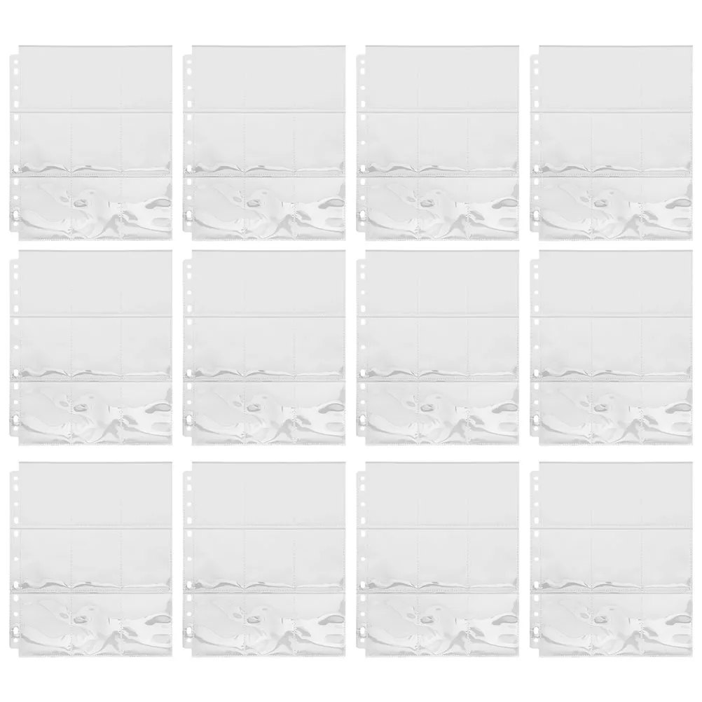 

Clear Pp Card Sleeves Photo Storage Binder Pages For Trading Cards Game Cards Postcards Album Refills Transparent