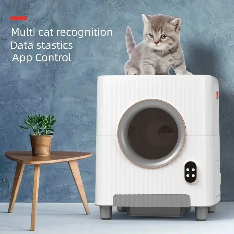 Wholesale Smart Self-cleaning Cat Toilet App Control Automatic  cat llitter box with Health Fresh Air System