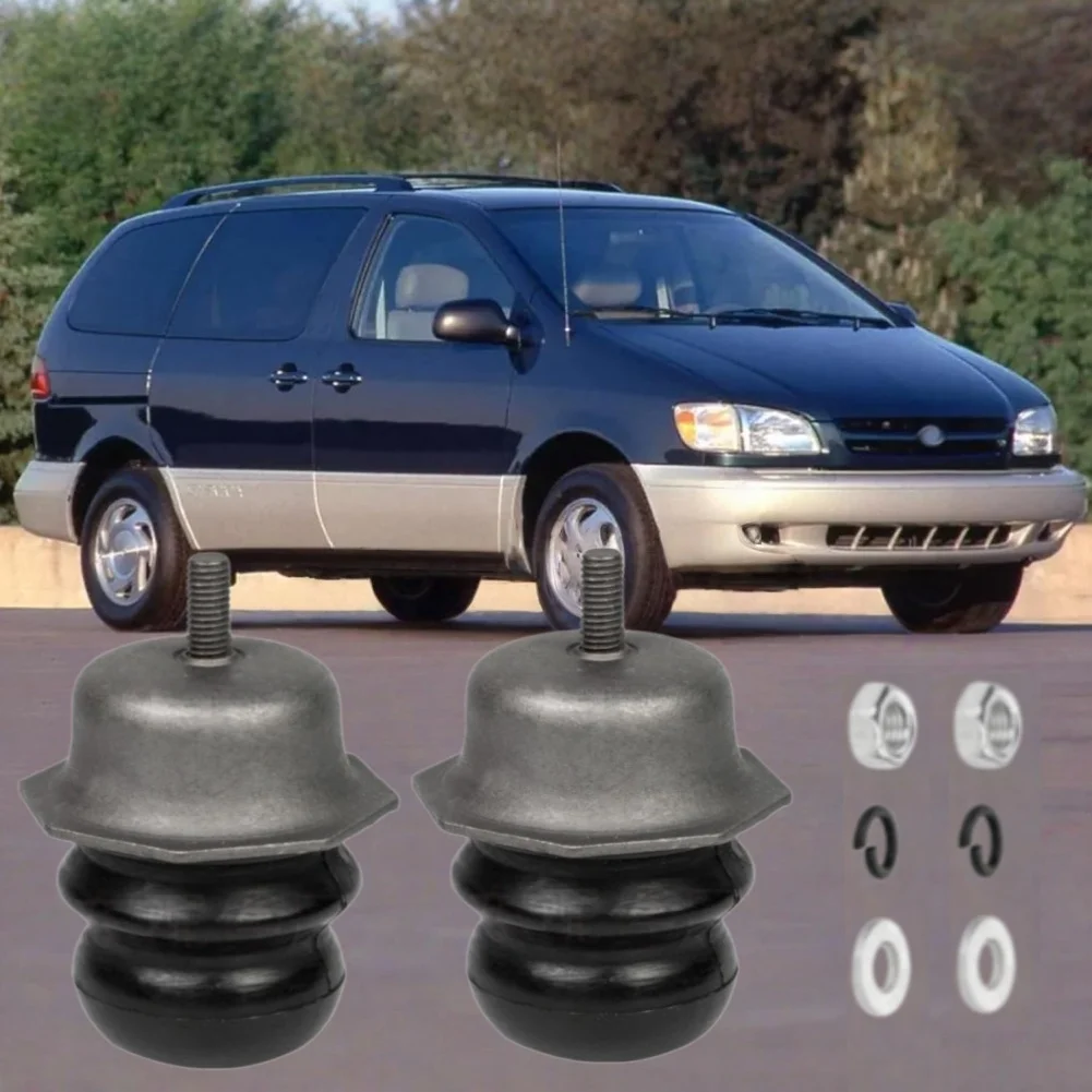 Black Rear Bump Stops Car Part Rear Suspension Kit Polyurethane Foam Construction Steel Top Design Direct Replacement Type