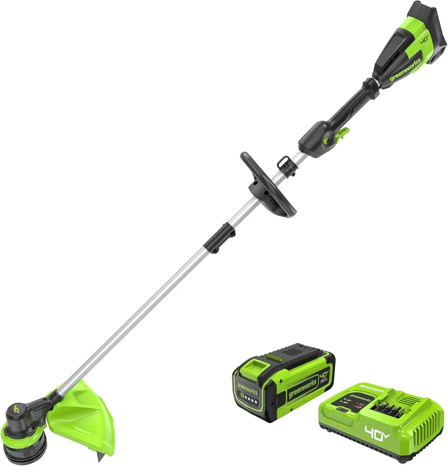 40V 17-Inch Brushless String Trimmer, 8Ah Battery and Rapid Charger Included