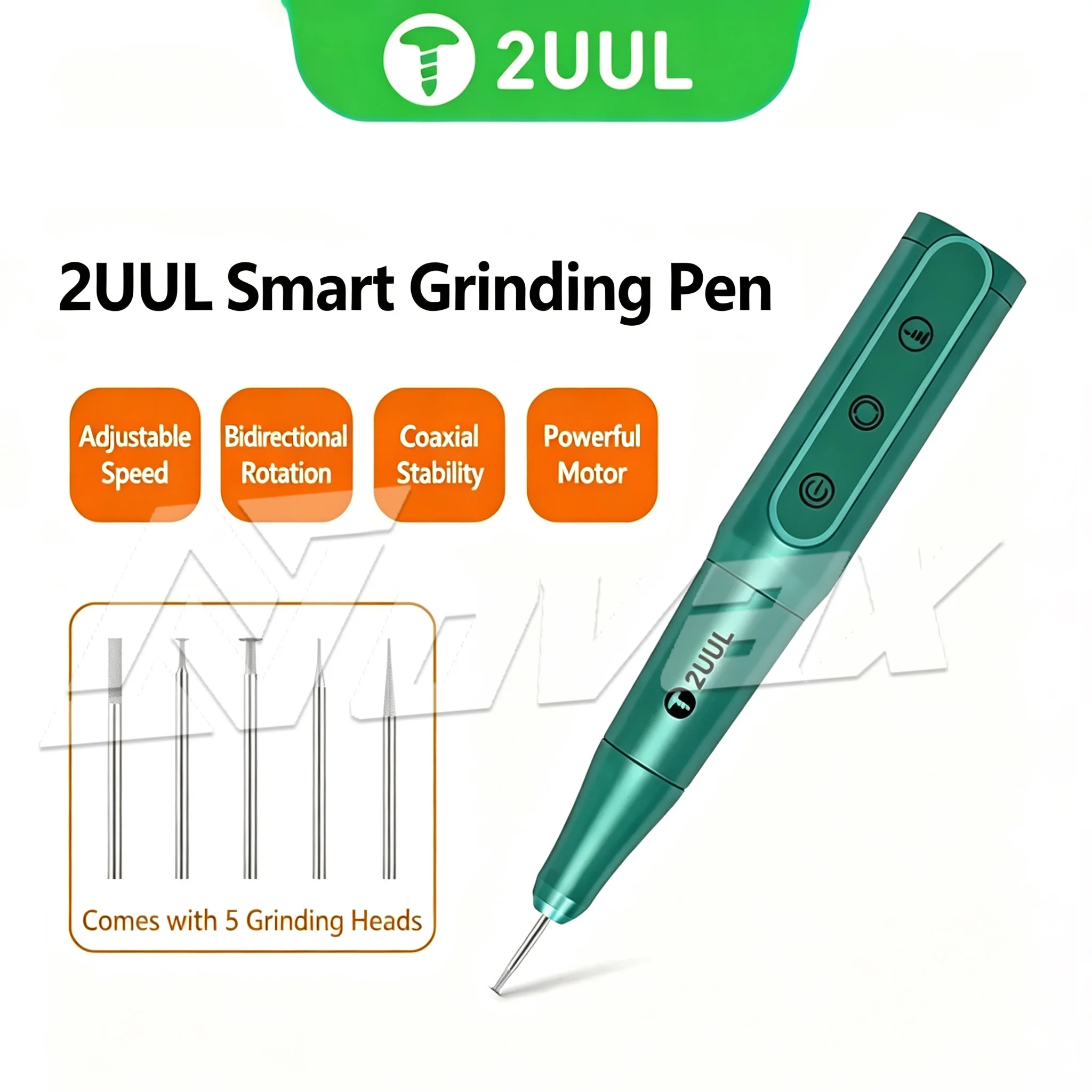 2UUL DA81 Rechargeable Polishing Pen for Mobile Phone Repair, Motherboard Chip Polishing and Cutting Tool