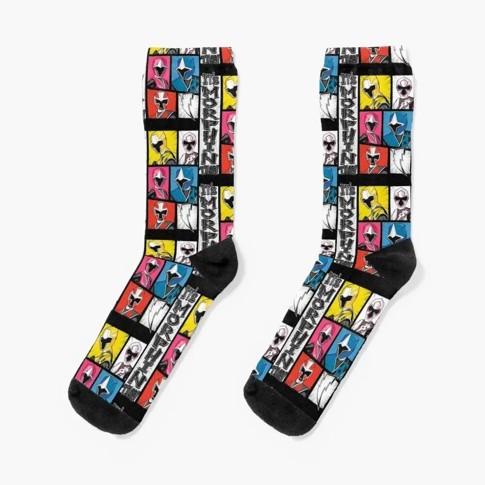 

Morphing Time Socks kids snow Non-slip Stockings Women Socks Men's