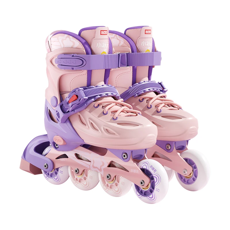 

High Quality Hard Shell Inline Skates Shoes for Kids Teenagers or Adults to Sales With Adjustable Size