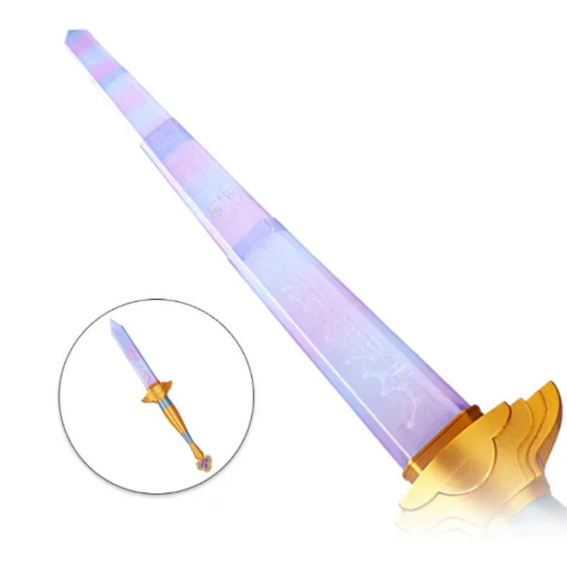 Kpop rumi espada com símbolo roupas demônio roleplay caçadores espada cosplay prop feminino masculino halloween carnaval traje acessórios