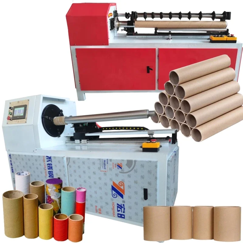 Automatic Paper Tube Cutting Machine Toilet Roll Core Cutting Paper Tube Pipe Making Machine for Paper Core Cutter