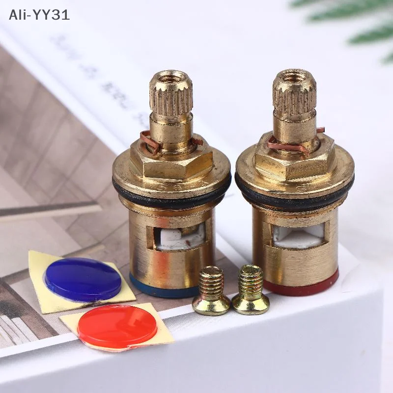 Universal Replacement Brass Ceramic Disc Stem Cartridge Inner Faucet Valve Tap Valves For Kitchen And Bathroom