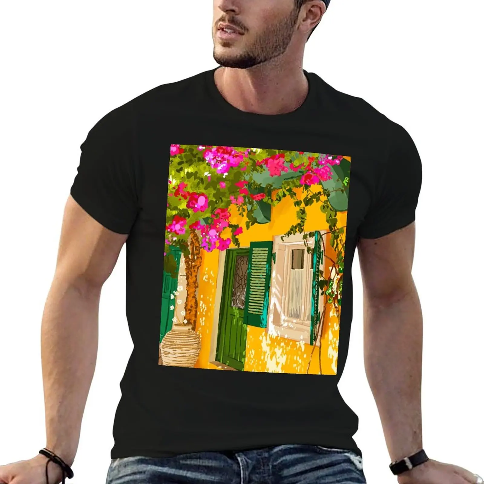 Living in the Sunshine. Always. Summer Exotic Travel Architecture Italy Sicily Boho Buildings T-Shirt