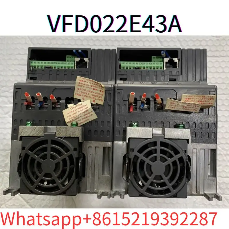 second-hand Frequency converter VFD022E43A 2.2KW 380V tested ok