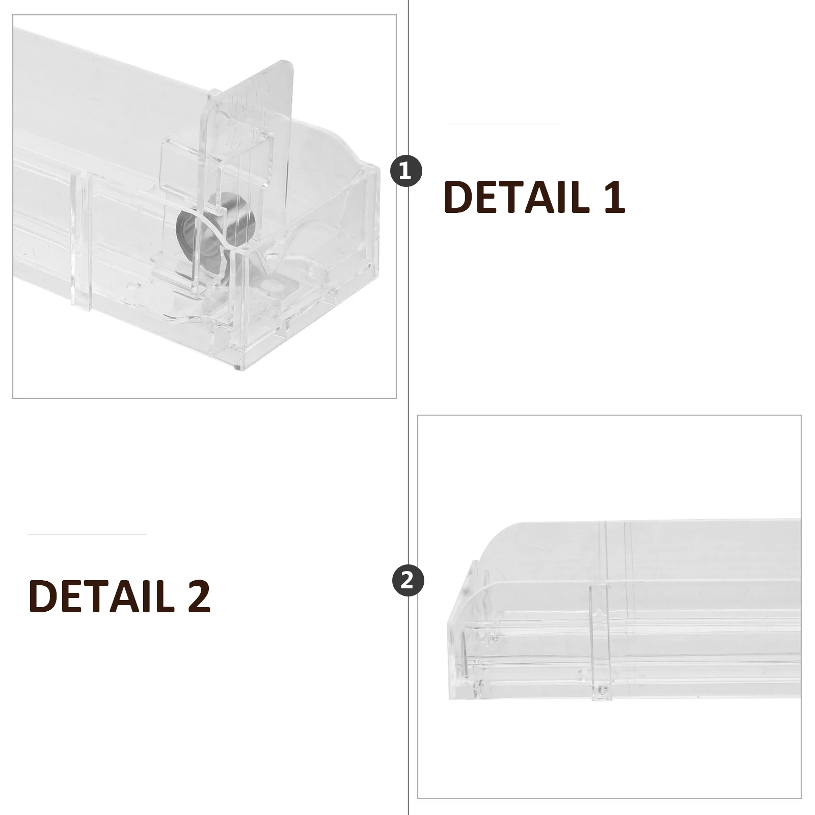 

3pcs Auto Push Cigarette Case Display Rack Auto push Lightweight Durable Easy Install Practical Storage Home Use