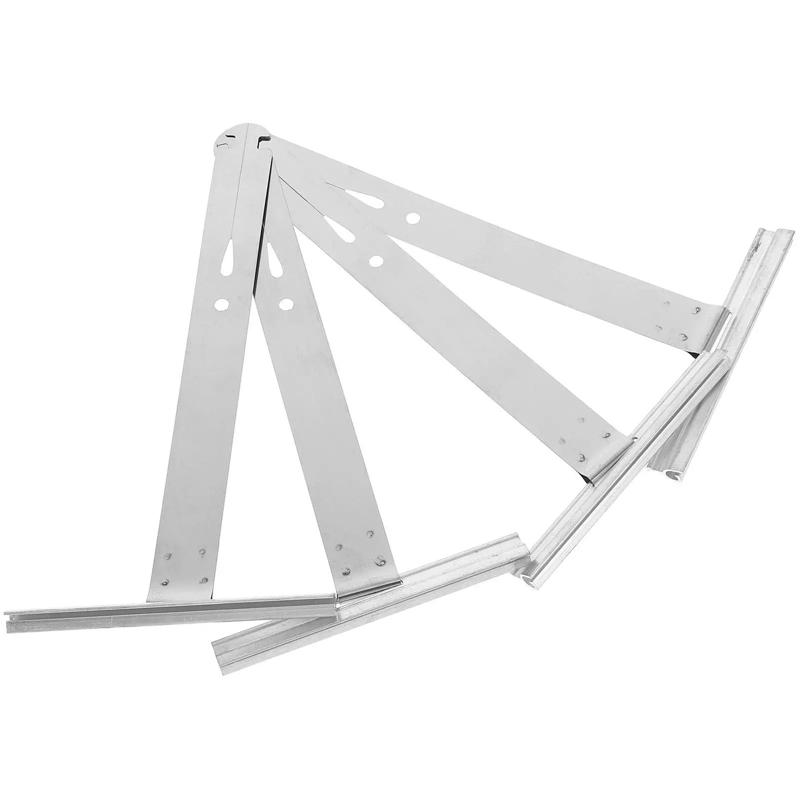 

4 Pcs Aluminum Alloy Hanger Spring Parts 100x190 Roller Shutter Repair Silver Stainless Steel Window Curtains Accessories
