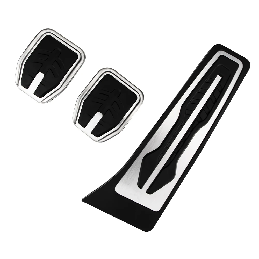 دواسات السيارة لسيارات BMW E60 E61 E63 E64 E70 2004 - 2010 LHD مسرع فرامل الغاز مسند القدم غطاء الدواسة الملحقات الداخلية #3