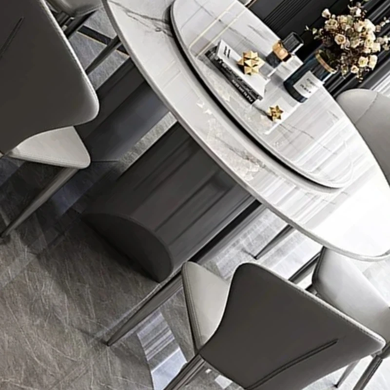

Marble Coffee Dining Tables Kitchen Center End Dining Table Modern Luxury Living Room Mesa De Jantar Apartment Furniture WSW40XP