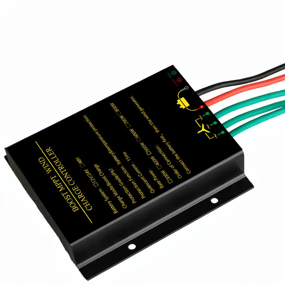 Boost MPPT Wind Controller Regulator 12V 24V 48V Auto Identify For Dexin 300W 600W 800W Wind Turbine Battery Charging