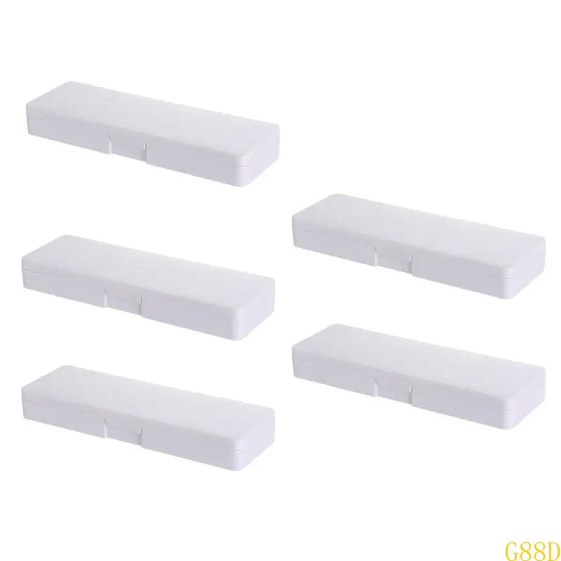 G88D 5 PCSpencil Box Plaalte Pencil Box Case Case Small Box для студента