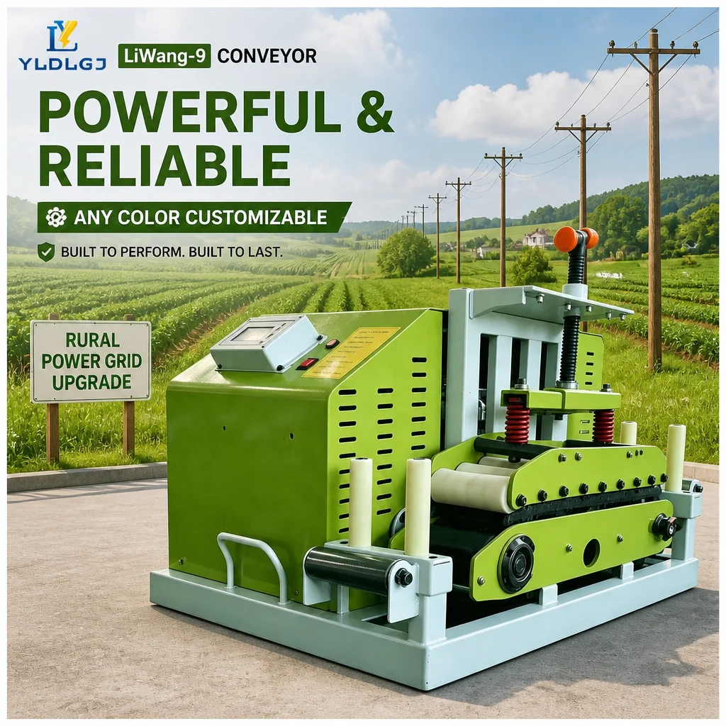 Cable Conveyor Electric Feeder Pulling Equipment Laying Machine Automatic Underground Installation Max Transmission Construction