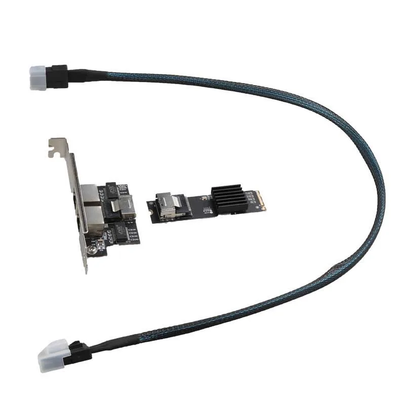 Игровая карта PCIE M.2 Гигабитная сетевая карта PCI-E Ethernet Lan Card Сетевой адаптер Fast Ethernet RJ-45 Адаптер локальной сети Адаптер для игр