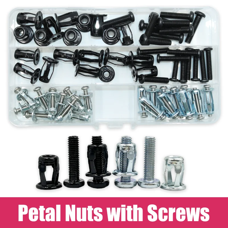 Phillips Jack Nut Screw Kit Panel License Fix Clamp Lock Metal Petal Expansion Plugs Rivnut M4 M5 M6 Rivet Nut Bolt Riveter Gun