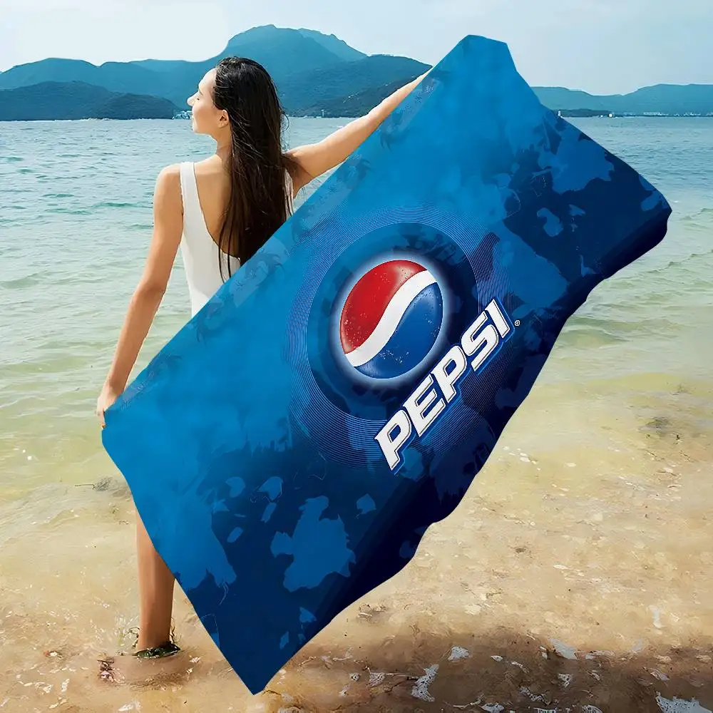 الصودا العلامة التجارية الفن-Pepsis منشفة استحمام ستوكات لينة امتصاص الماء تنفس لفتاة الاطفال منشفة الشاطئ الكرتون الزخرفية
