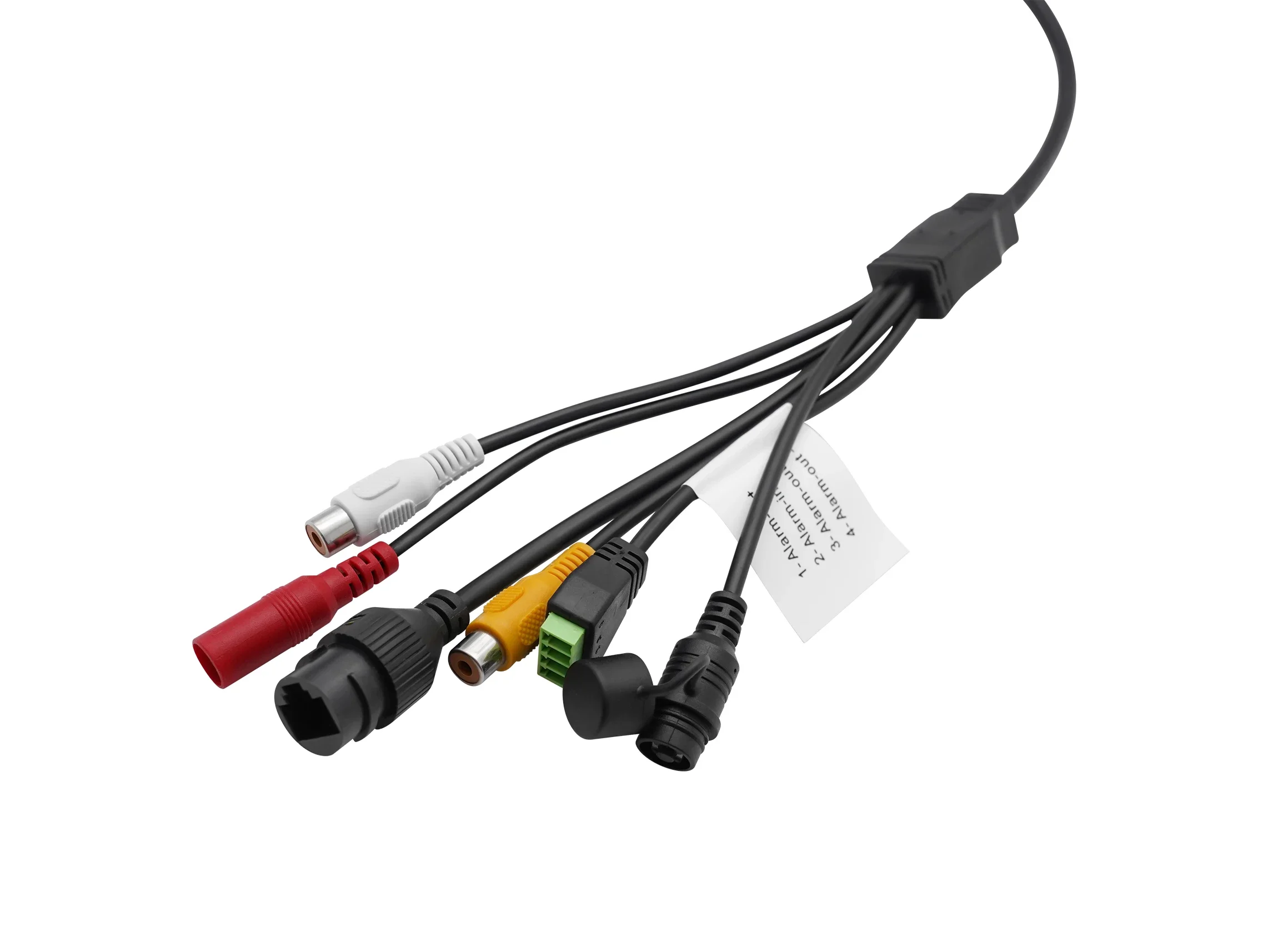 6MP Multifunzione 4PCS Array LED IR Dome impermeabile PoE IP con slot SD/Audio/Allarme