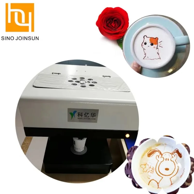 Portable Speaking Roses Flowers Printer Coffee Printing Machine For Sale